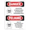 Signmission OSHA Sign, 10" Height, Rigid Plastic, Pesticide Storage Area Bilingual Spanish, VS-1524 OS-DS-P-710-VS-1524 - alternate 1